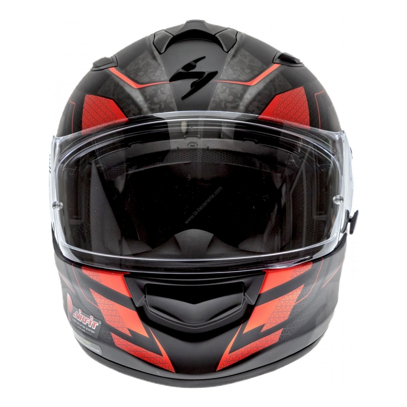 Cască de motocicletă integrală Scorpion EXO-510 Air Galva negru mat-roșu lichidare