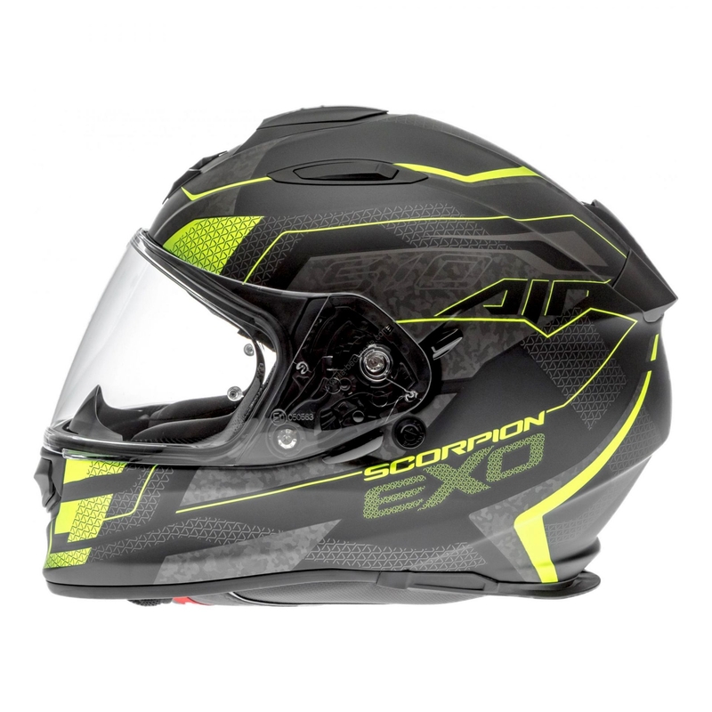 Cască de motocicletă integrală Scorpion EXO-510 Air Galva negru mat-galben lichidare