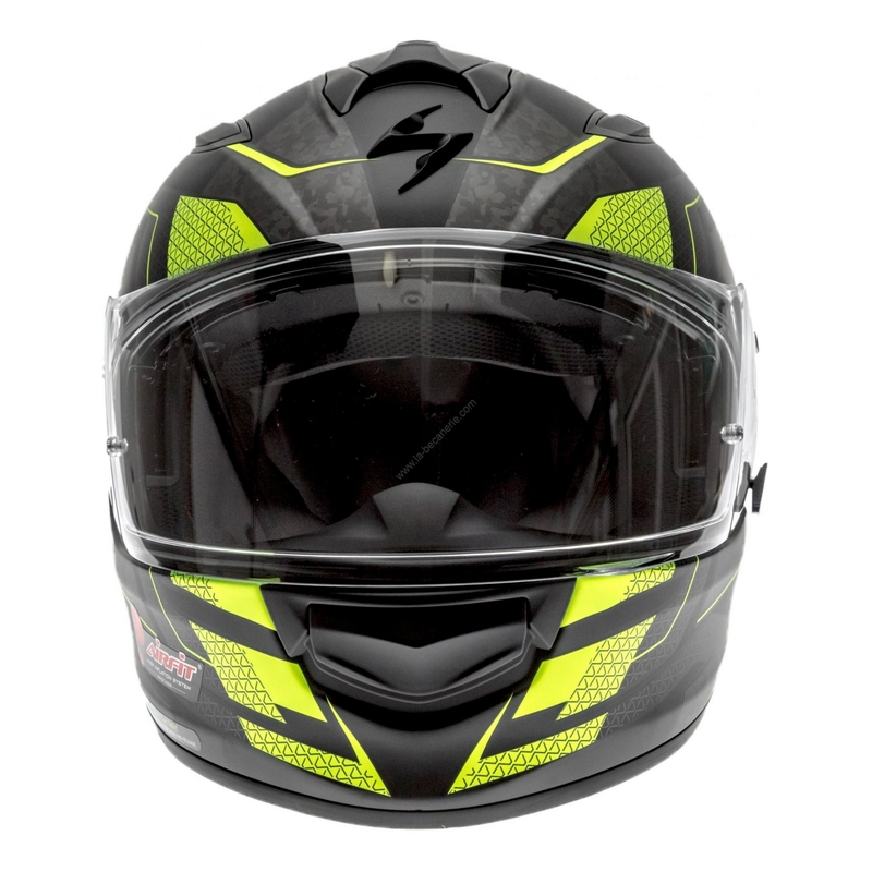 Cască de motocicletă integrală Scorpion EXO-510 Air Galva negru mat-galben lichidare