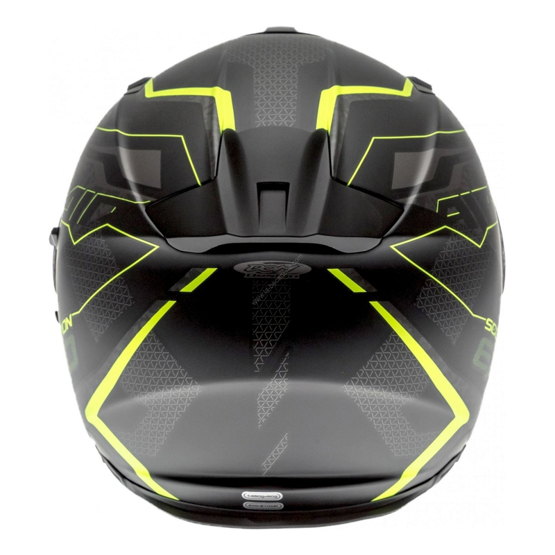 Cască de motocicletă integrală Scorpion EXO-510 Air Galva negru mat-galben lichidare