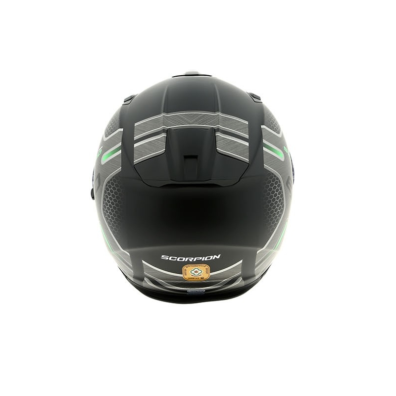 Cască integrală de motocicletă Scorpion EXO-510 Air Route negru mat-verde
