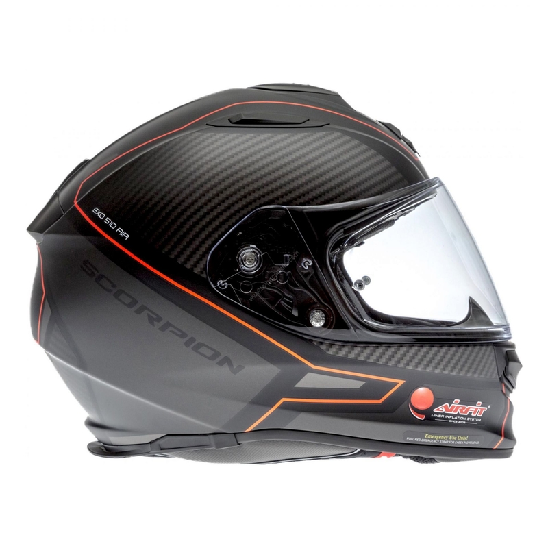 Cască integrală Scorpion EXO-510 Air Frame negru-roșu