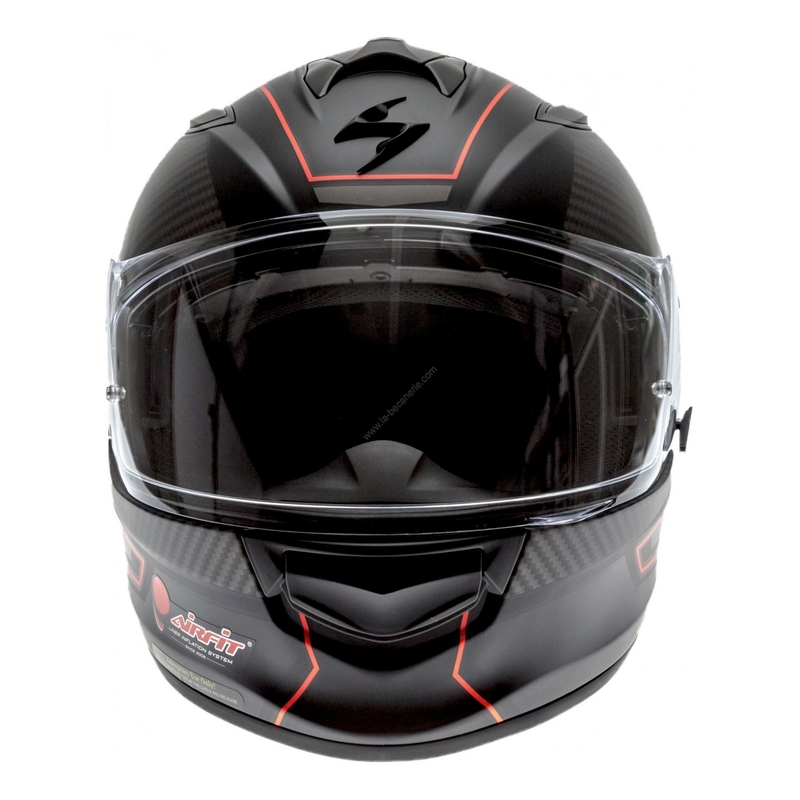 Cască integrală Scorpion EXO-510 Air Frame negru-roșu