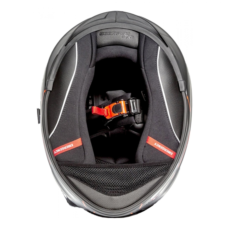 Cască integrală Scorpion EXO-510 Air Frame negru-roșu