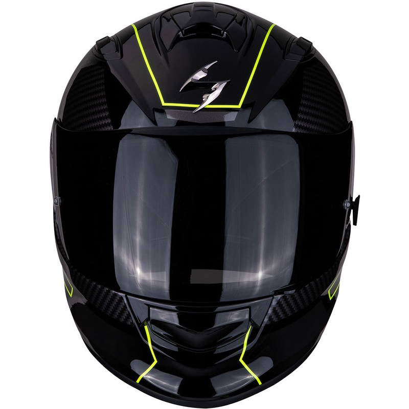 Cască integrală Scorpion EXO-510 Air Frame negru-alb-alb-fluo galben lichidare