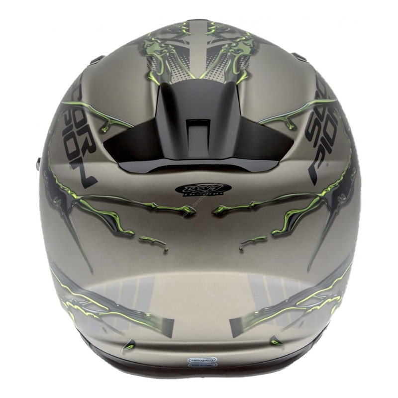 Cască integrală Scorpion EXO-510 Air Likid titanium-fluo yellow lichidare