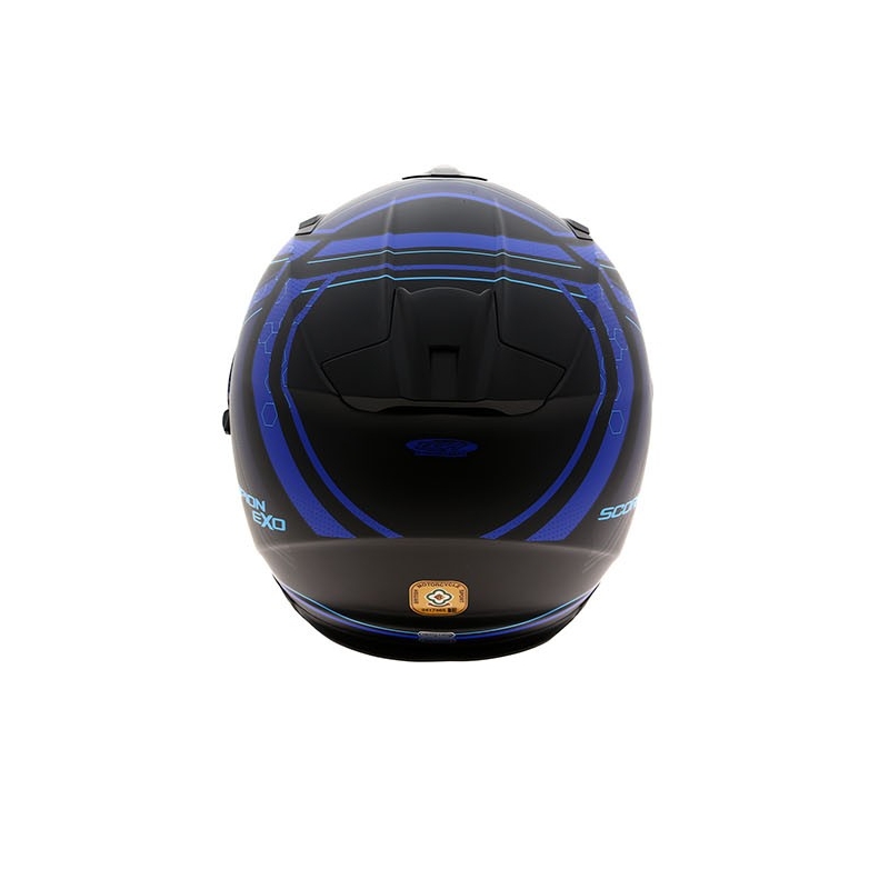 Cască de motocicletă integrală Scorpion EXO-510 Air Sync negru mat-albastru lichidare