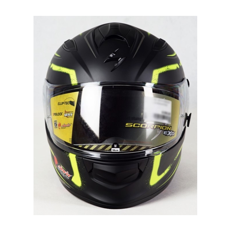 Cască integrală Scorpion EXO-510 Air Radium negru-fluo galben