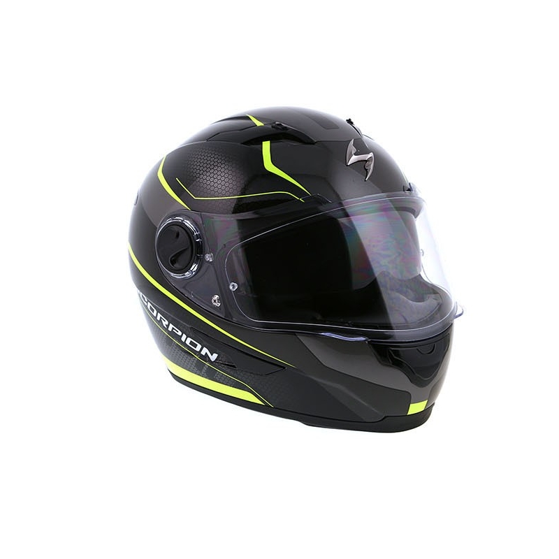 Cască integrală Scorpion EXO-490 Vision negru-galben-fluo lichidare