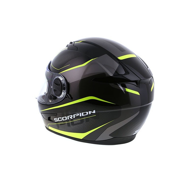 Cască integrală Scorpion EXO-490 Vision negru-galben-fluo lichidare
