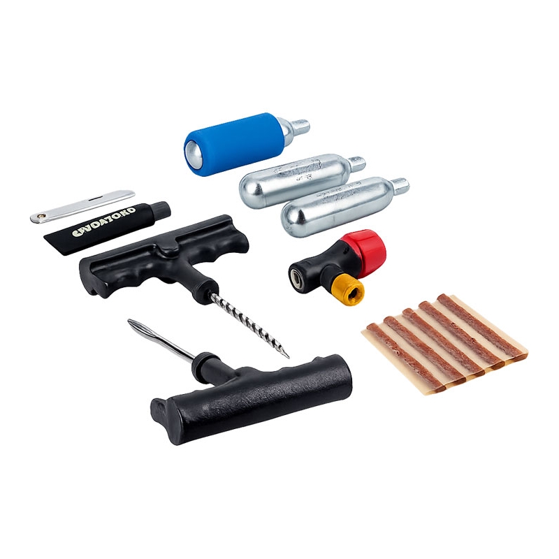 Kit de reparații cu 12 piese pentru anvelope tubeless pentru motociclete Oxford