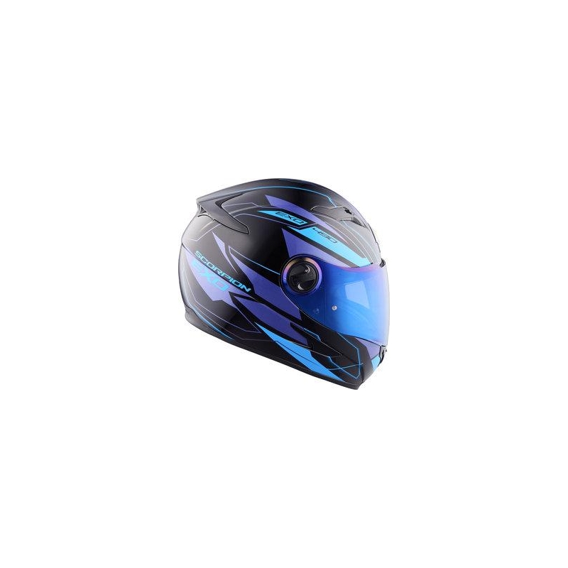 Cască integrală Scorpion EXO-490 Nova negru-albastru lichidare