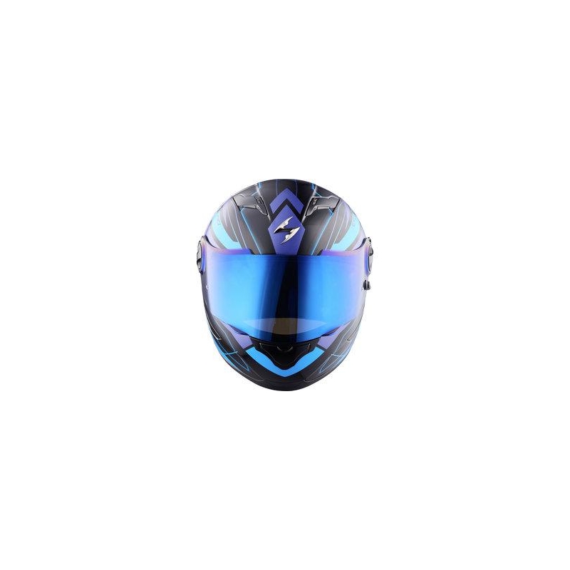 Cască integrală Scorpion EXO-490 Nova negru-albastru lichidare