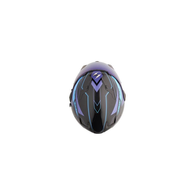 Cască integrală Scorpion EXO-490 Nova negru-albastru lichidare