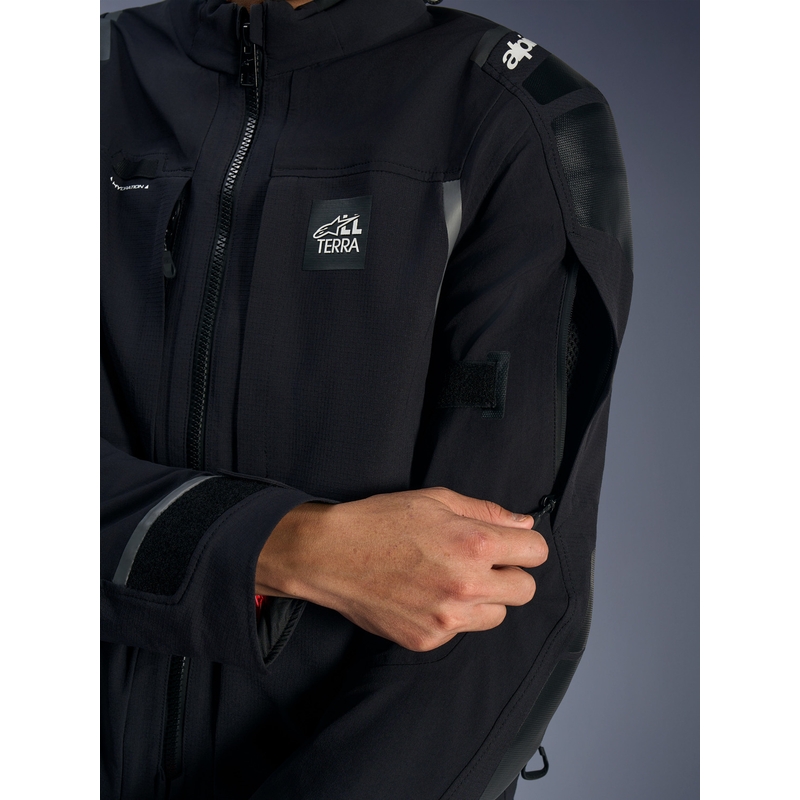 Geacă motocicletă Alpinestars Andes PRO Drystar XF negru-gri închis