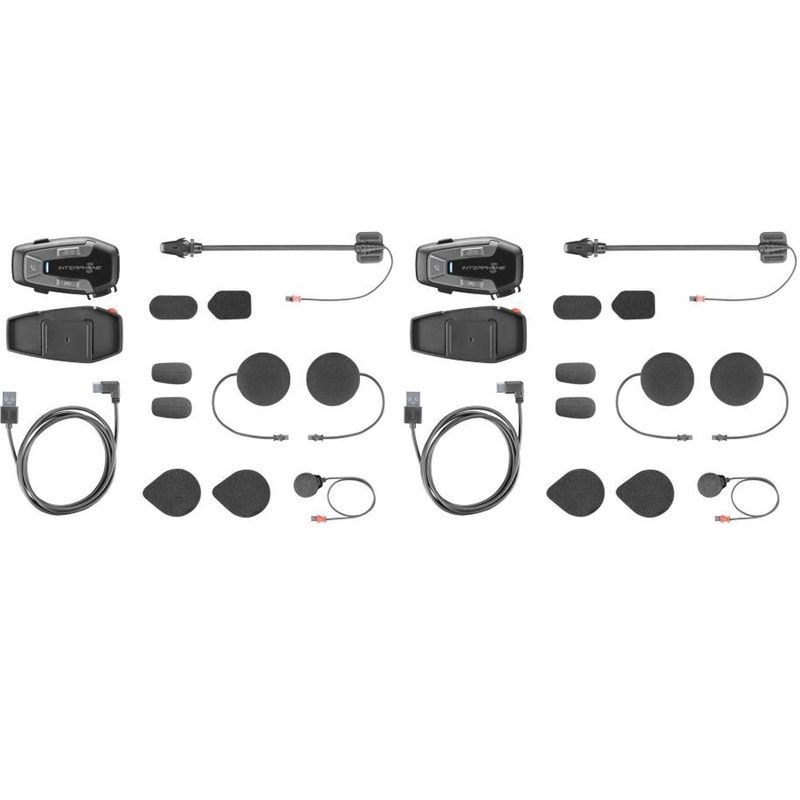 Căști Bluetooth Interphone U-COM6R - Pachet dublu