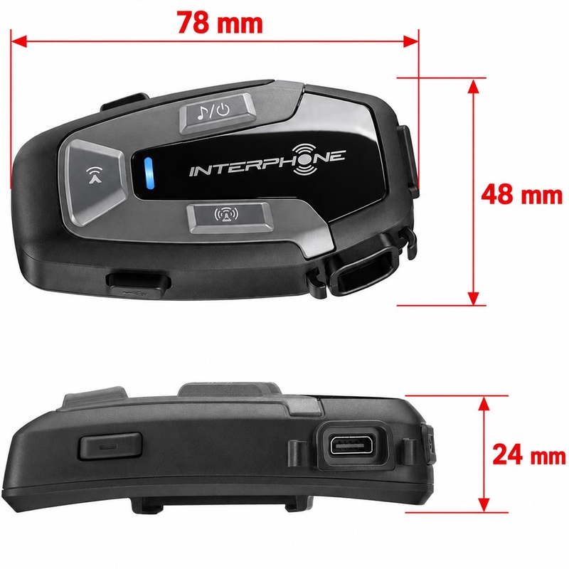 Căști Bluetooth Interphone U-COM6R - Pachet dublu