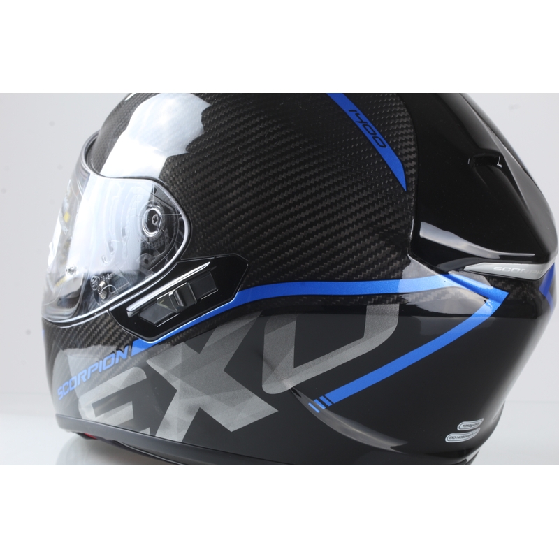 Cască integrală Scorpion EXO-1400 Carbon Air Grand negru-albastru