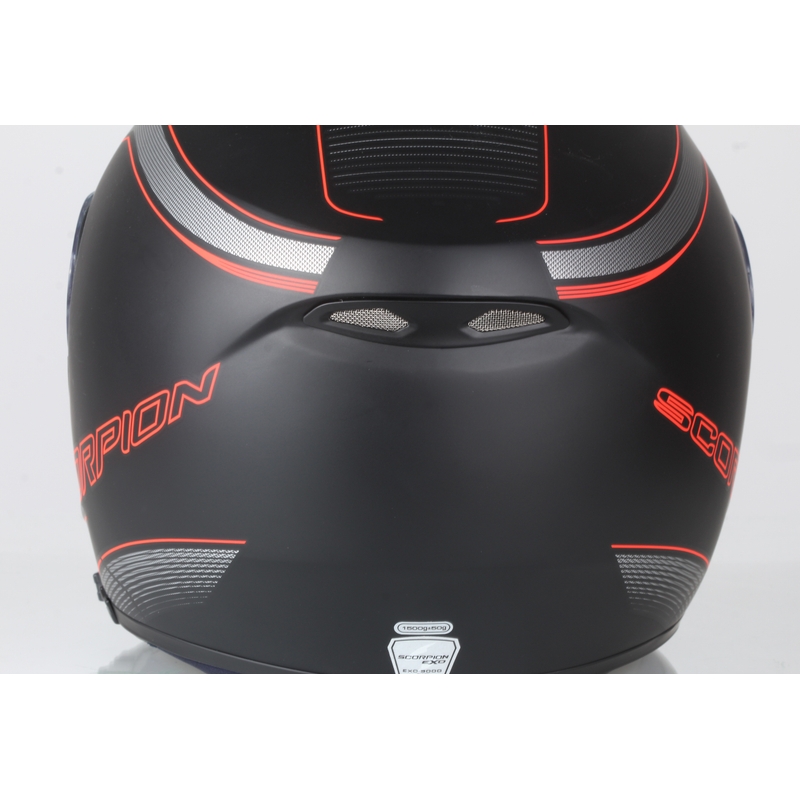 Cască de motocicletă flip-up Scorpion EXO-3000 Stroll negru mat-rosu lichidare