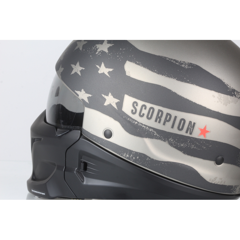 Casca Scorpion EXO-COMBAT Rookie negru-titan negru-titan lichidare