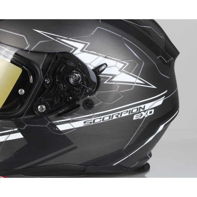 Cască integrală Scorpion EXO-510 Air Cross negru-gri-alb lichidare