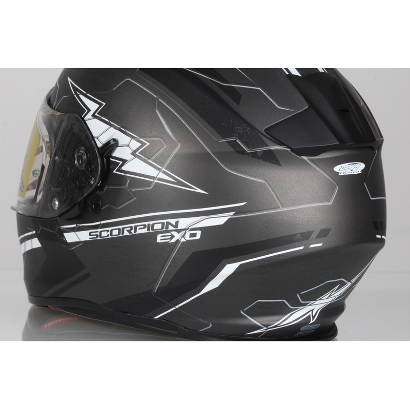 Cască integrală Scorpion EXO-510 Air Cross negru-gri-alb lichidare