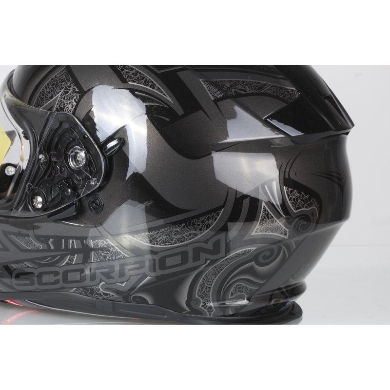Moto casca integrală Scorpion EXO-510 Air Arabesc negru lichidare