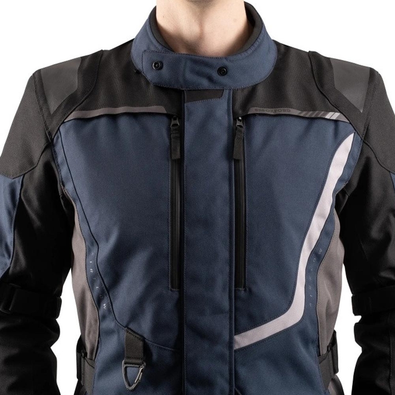 Geacă de motocicletă Oxford Montreal 5.0 albastru-negru-gri