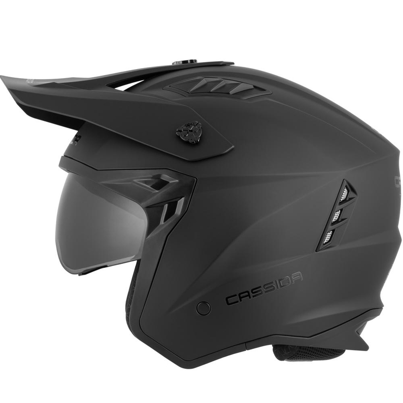Cască modulară pentru motocicletă Cassida Cross Country Dual neagră mată