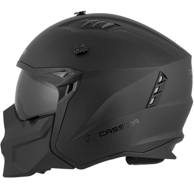 Cască modulară pentru motocicletă Cassida Cross Country Dual neagră mată