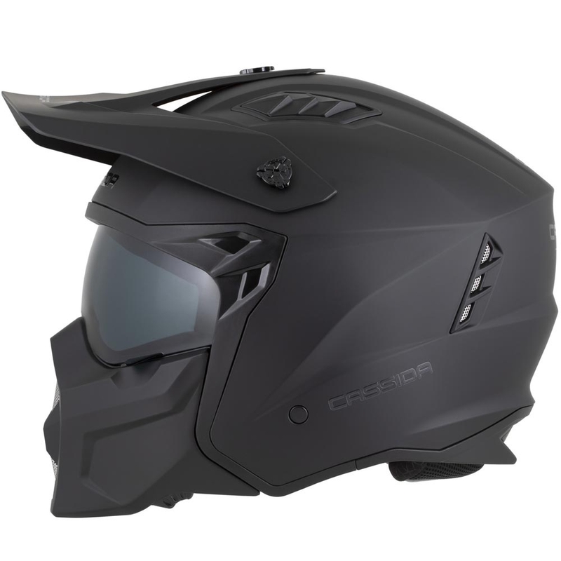 Cască modulară pentru motocicletă Cassida Cross Country Dual neagră mată