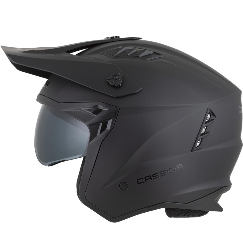 Cască modulară pentru motocicletă Cassida Cross Country Dual neagră mată