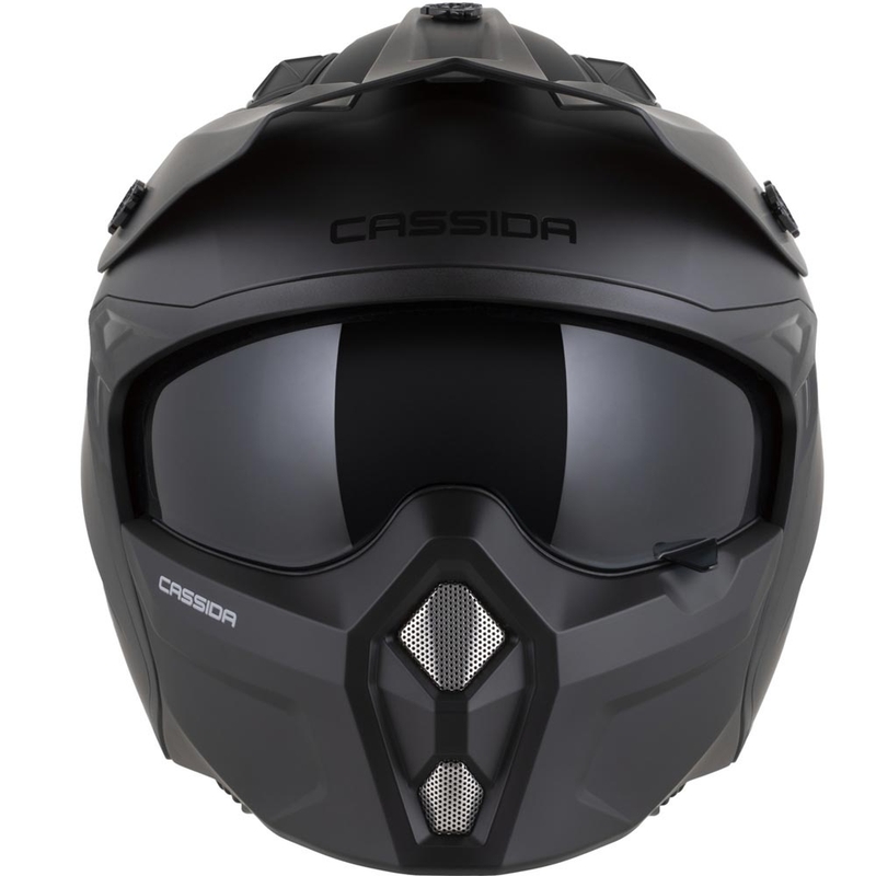 Cască modulară pentru motocicletă Cassida Cross Country Dual neagră mată