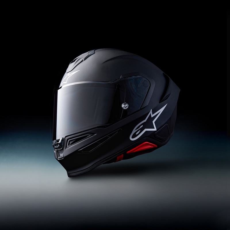 Cască integrală pentru motocicletă Alpinestars S-R7 Solid, neagră mată