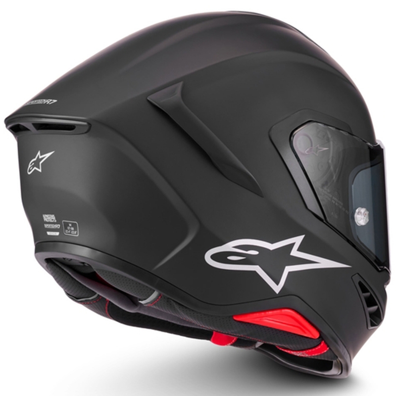 Cască integrală pentru motocicletă Alpinestars S-R7 Solid, neagră mată