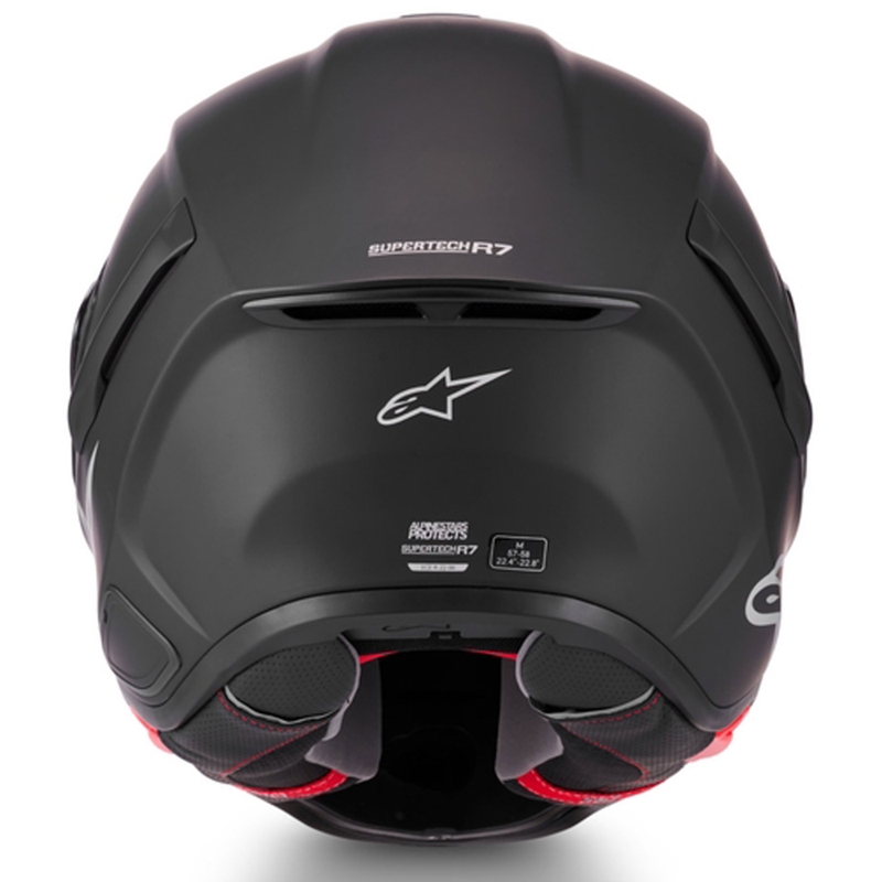 Cască integrală pentru motocicletă Alpinestars S-R7 Solid, neagră mată