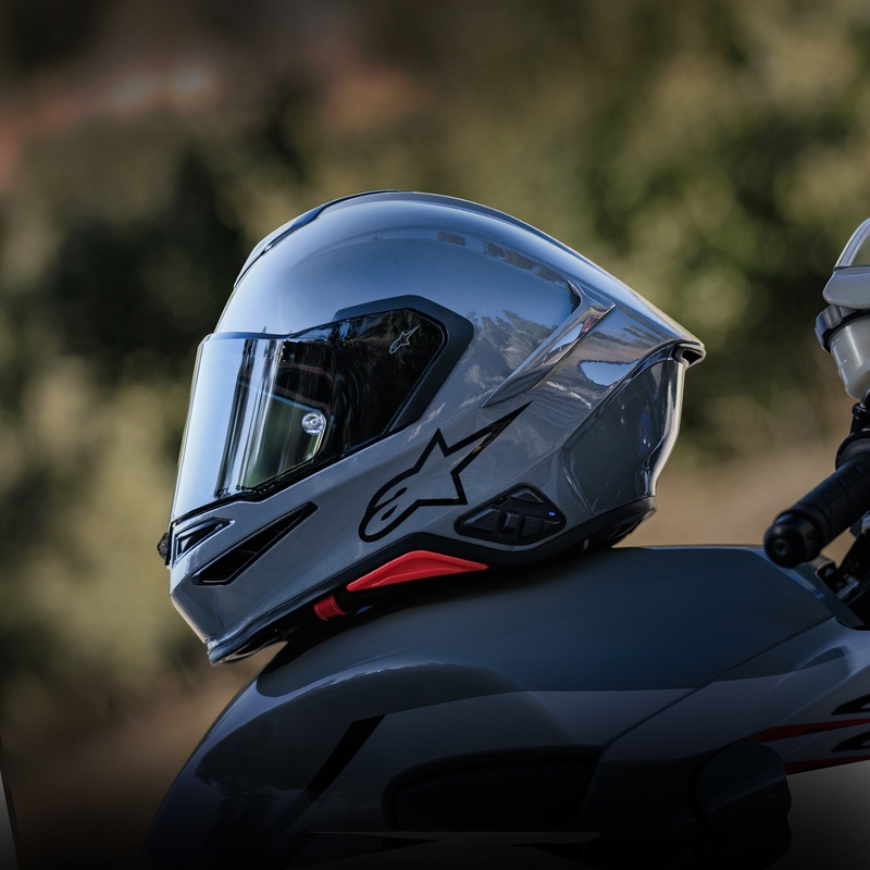 Cască integrală Alpinestars S-R7 Solid, gri