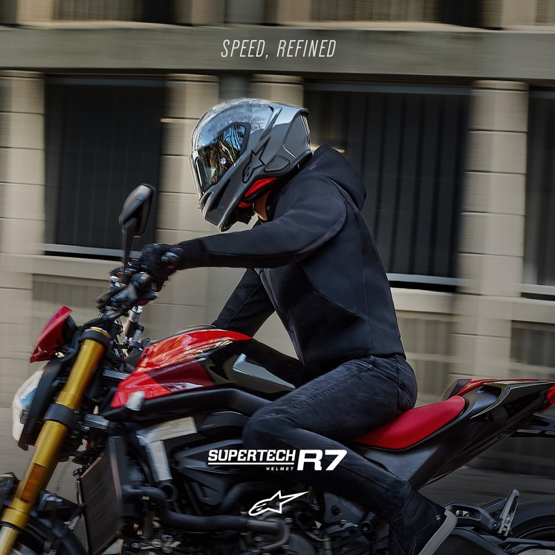 Cască integrală Alpinestars S-R7 Solid, gri