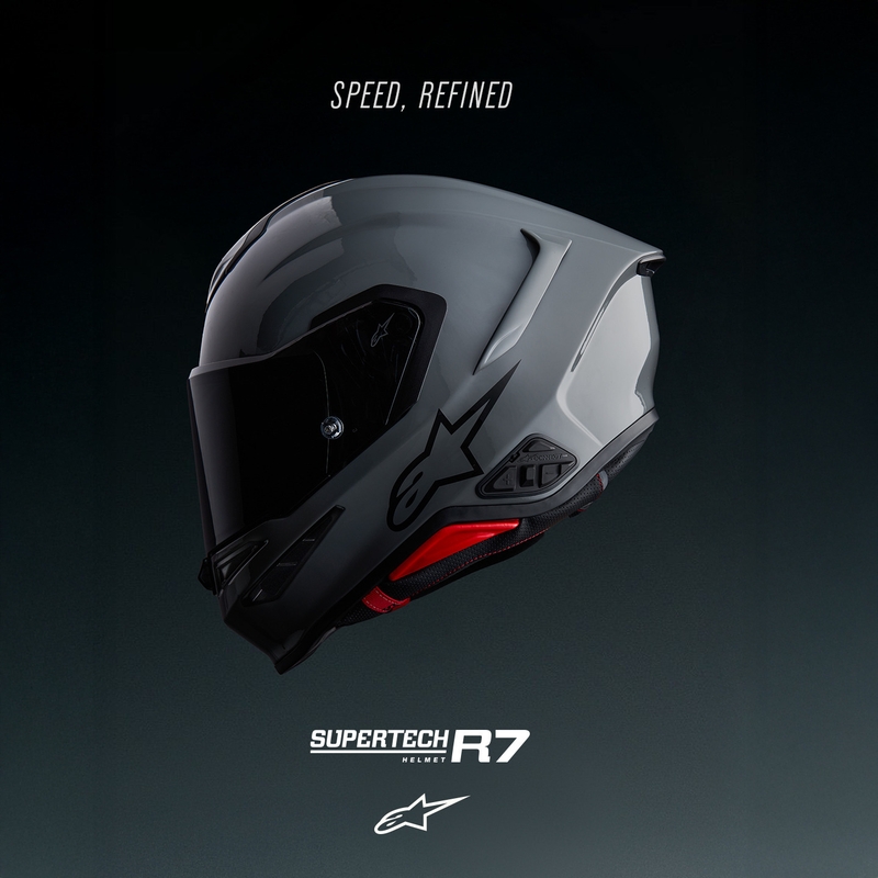 Cască integrală Alpinestars S-R7 Solid, gri