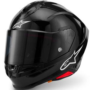 Cască integrală pentru motocicletă Alpinestars S-R7 Solid neagră