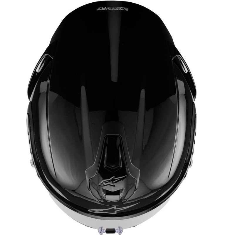 Cască integrală pentru motocicletă Alpinestars S-R7 Solid neagră
