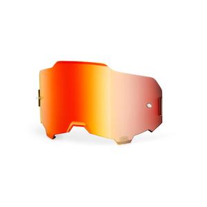 Sticlă iridiu roșu pentru ochelari 100% ARMEGA