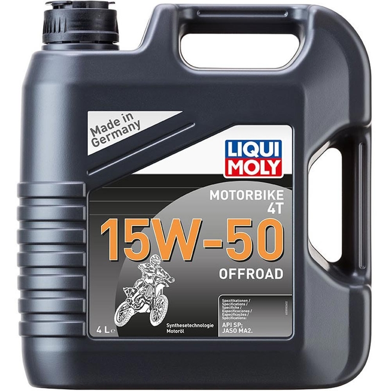 Ulei de motor sintetic LIQUI MOLY Motocicletă 4T 15W50 Offroad 4 l