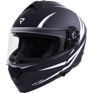 Cască de motocicletă pliabilă Street Racer Fury negru mat-alb - mostră