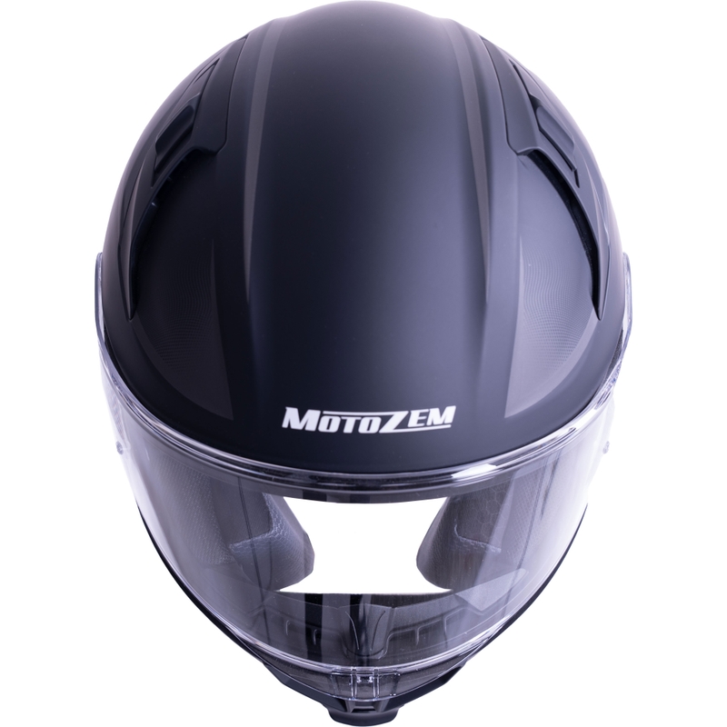 Cască integrală pentru motocicletă MotoZem Guardian, neagră mată - mostră
