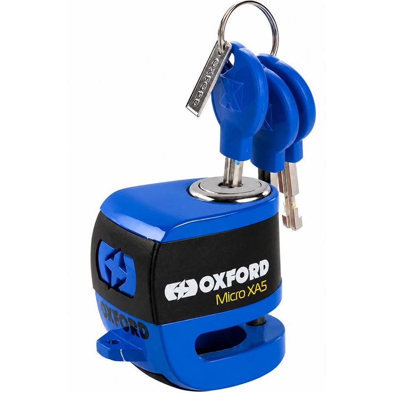 Blocator de frână cu disc Oxford Micro XA5 - Ediție limitată albastră