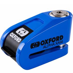 Blocator de frână cu disc Oxford Alpha Alarm XA14 - Ediție limitată albastră
