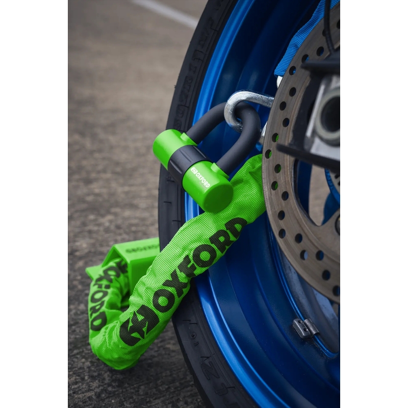 Lacăt de motocicletă Oxford HD - ediție limitată verde