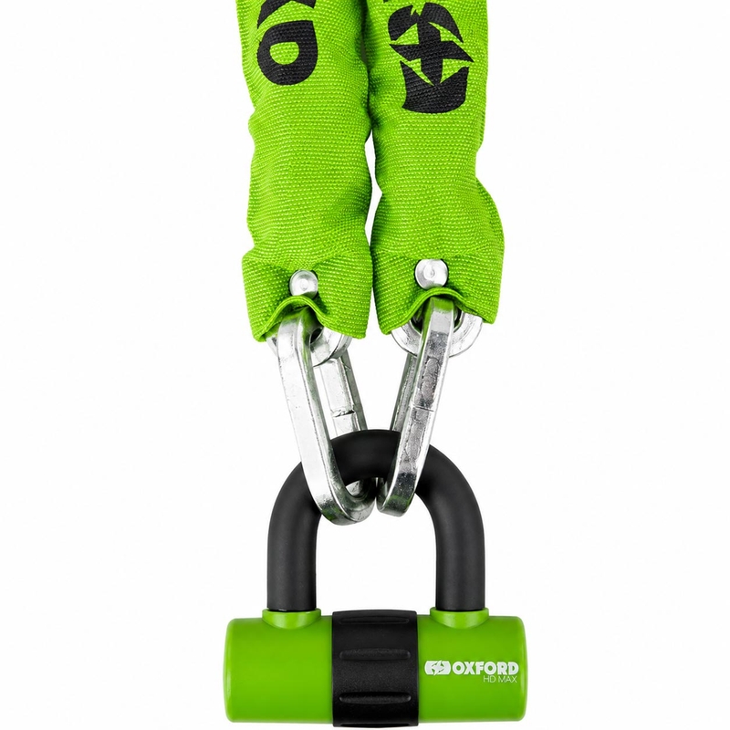 Lacăt de motocicletă Oxford HD - ediție limitată verde