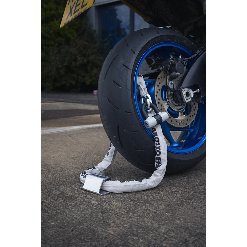 Lacăt cu lanț pentru motocicletă Oxford HD - ediție limitată gri